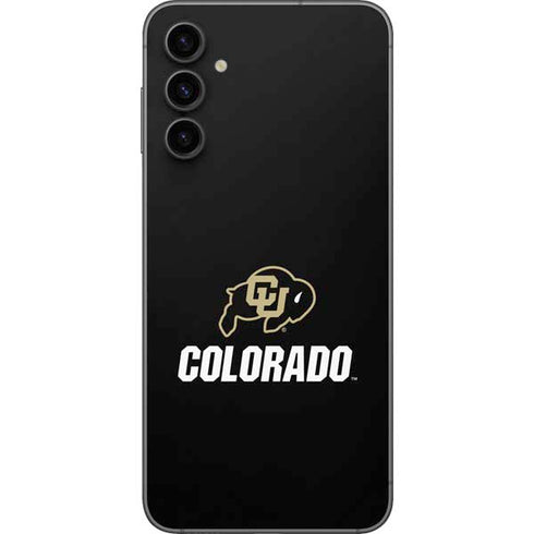 University of Colorado CU Logo on Black Galaxy A14 5G Skin